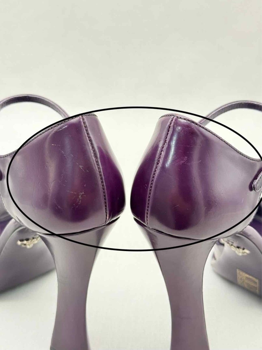Pre - loved PRADA Purple Size EU 39 Heeled Sandals at Reems Closet