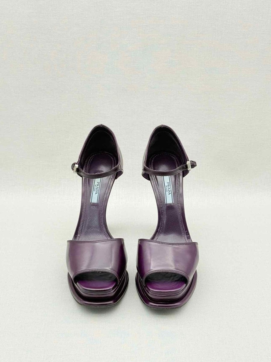 Pre - loved PRADA Purple Size EU 39 Heeled Sandals at Reems Closet