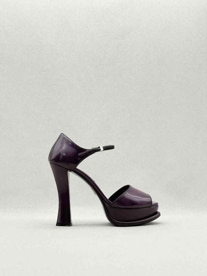 Pre - loved PRADA Purple Size EU 39 Heeled Sandals at Reems Closet