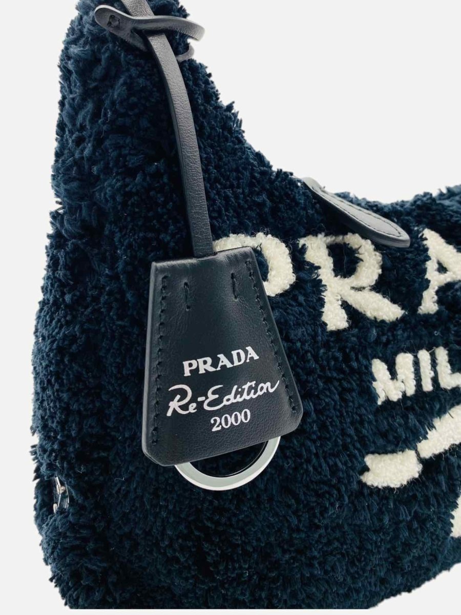 Pre - loved PRADA Re - Edition 2000 Black Shoulder Bag at Reems Closet