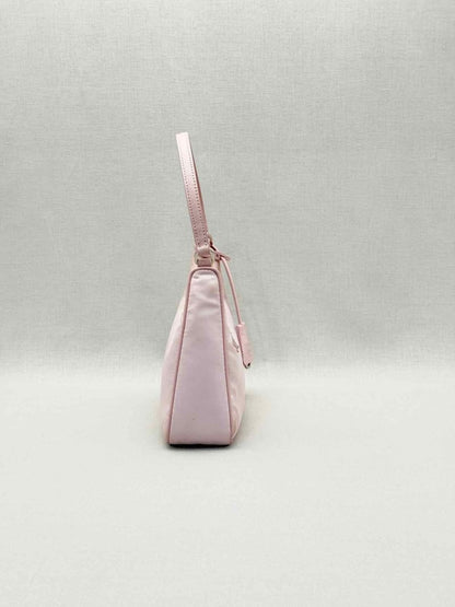 Pre-loved PRADA Re-Edition 2000 Pastel Pink Hobo bag at Reems Closet