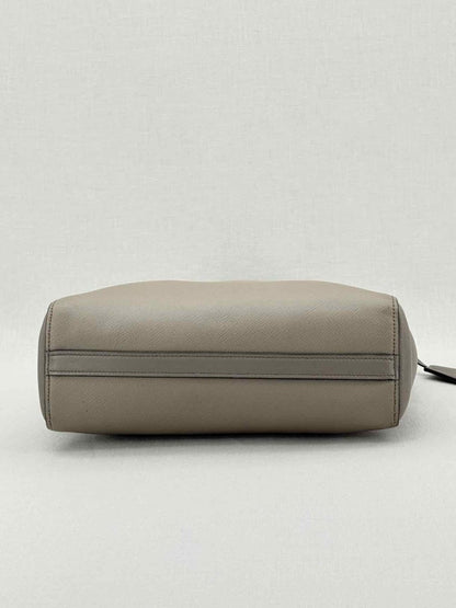 Pre - loved PRADA Saffiano Lux Grey Tote Bag at Reems Closet