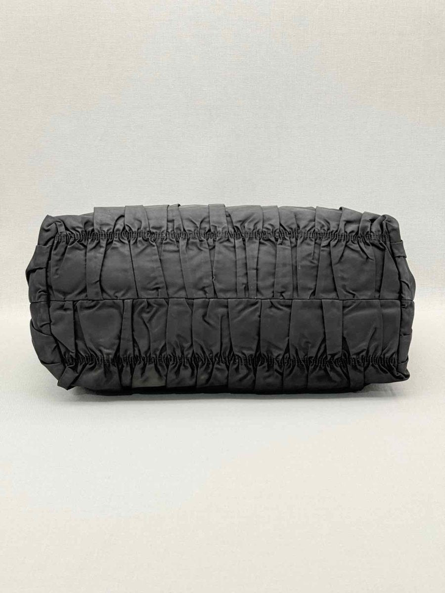 Pre-loved PRADA Tessuto Black Tote Bag at Reems Closet