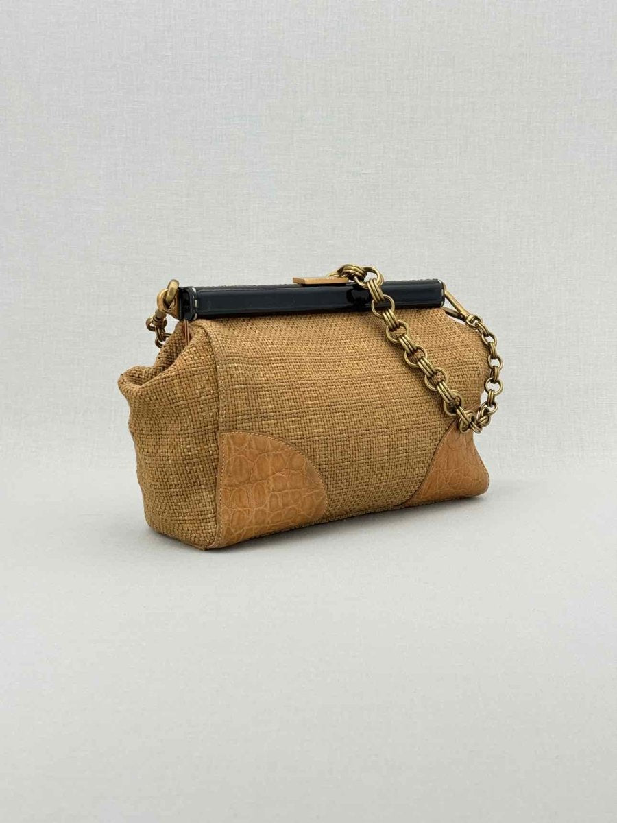 Pre - loved PRADA Vintage Brown Shoulder Bag at Reems Closet