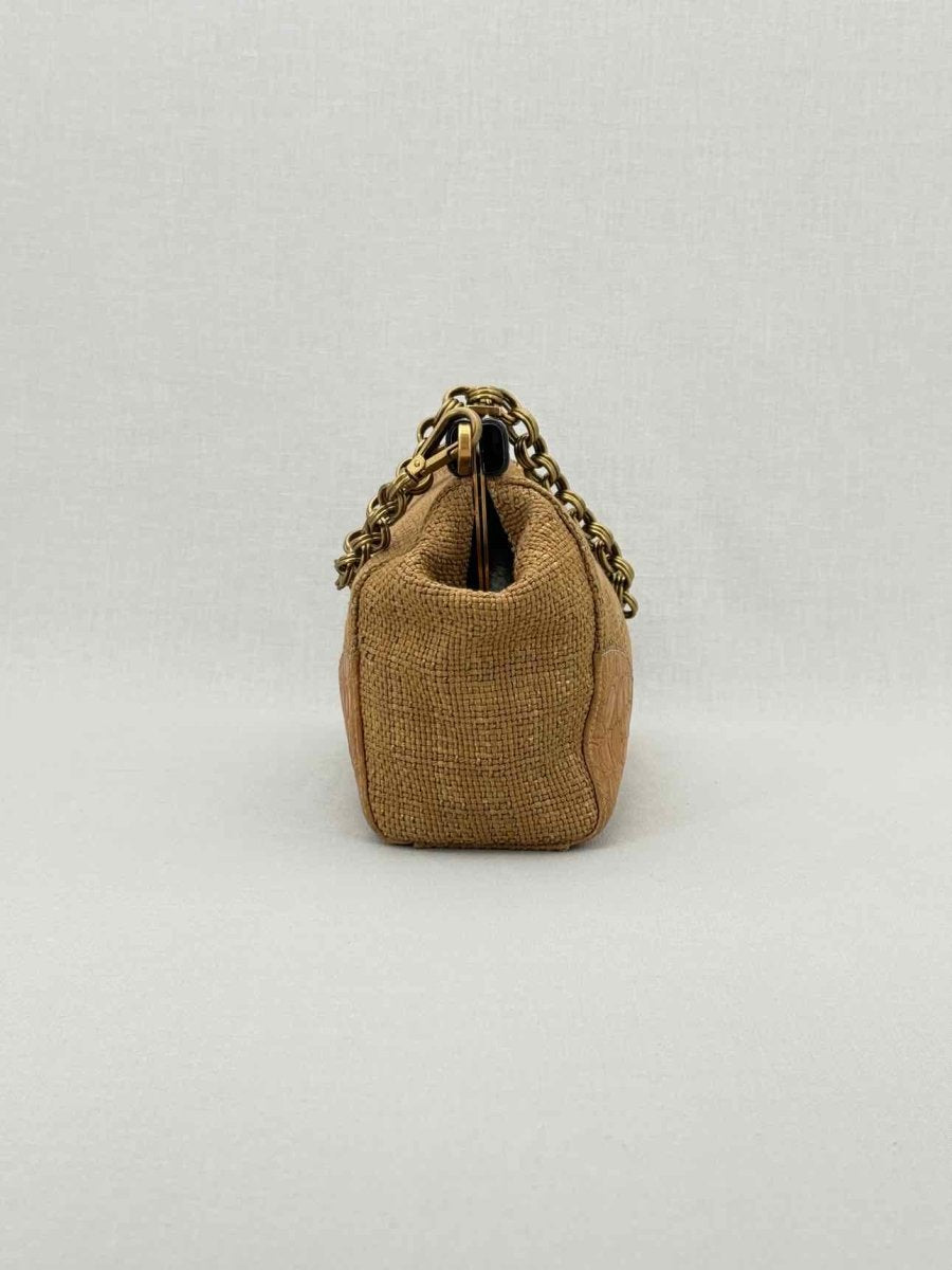 Pre - loved PRADA Vintage Brown Shoulder Bag at Reems Closet