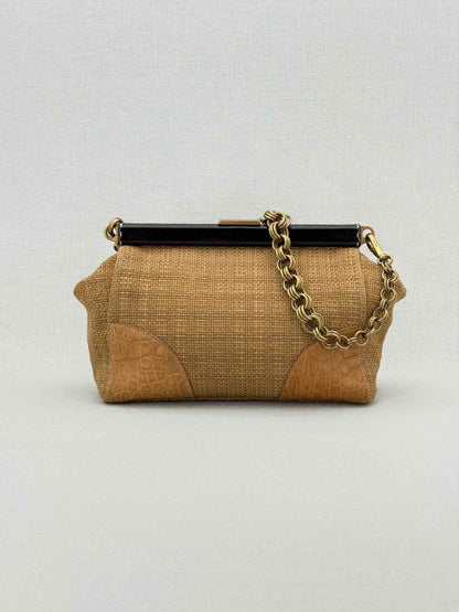 Pre - loved PRADA Vintage Brown Shoulder Bag at Reems Closet