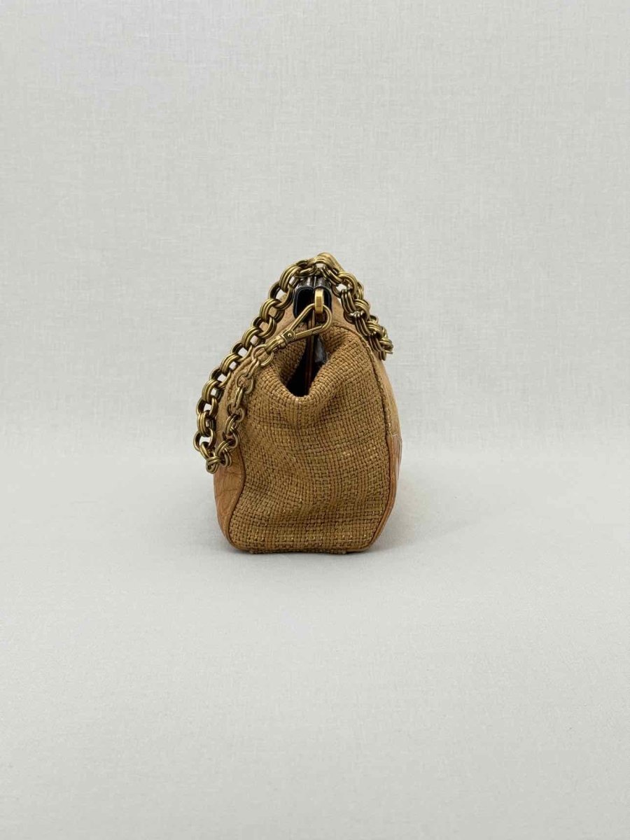 Pre - loved PRADA Vintage Brown Shoulder Bag at Reems Closet