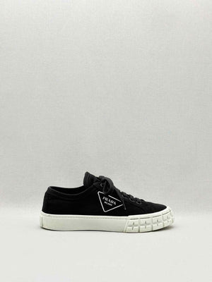 Pre - loved PRADA Wheel Low - top Black Size EU 40 Sneakers at Reems Closet