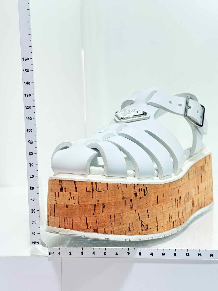 Pre - loved PRADA White Size EU 36 Sandals at Reems Closet