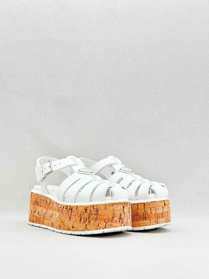 Pre - loved PRADA White Size EU 36 Sandals at Reems Closet