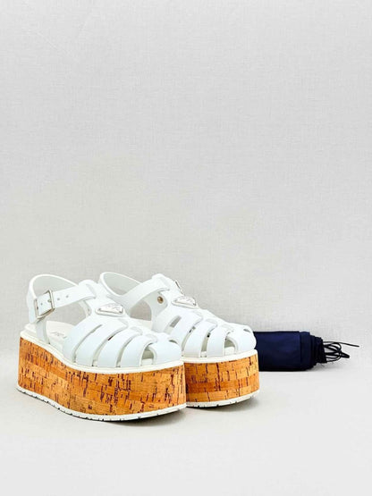 Pre - loved PRADA White Size EU 36 Sandals at Reems Closet