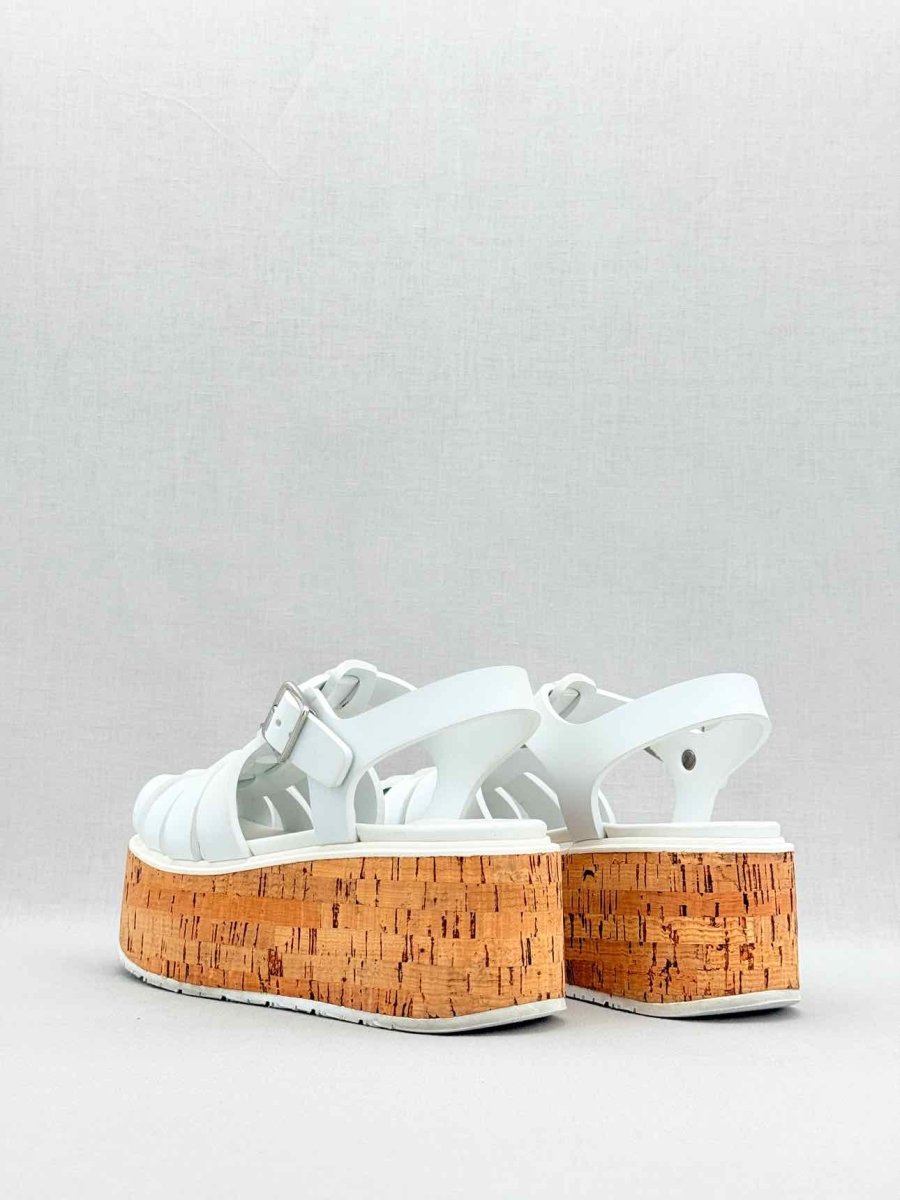 Pre - loved PRADA White Size EU 36 Sandals at Reems Closet