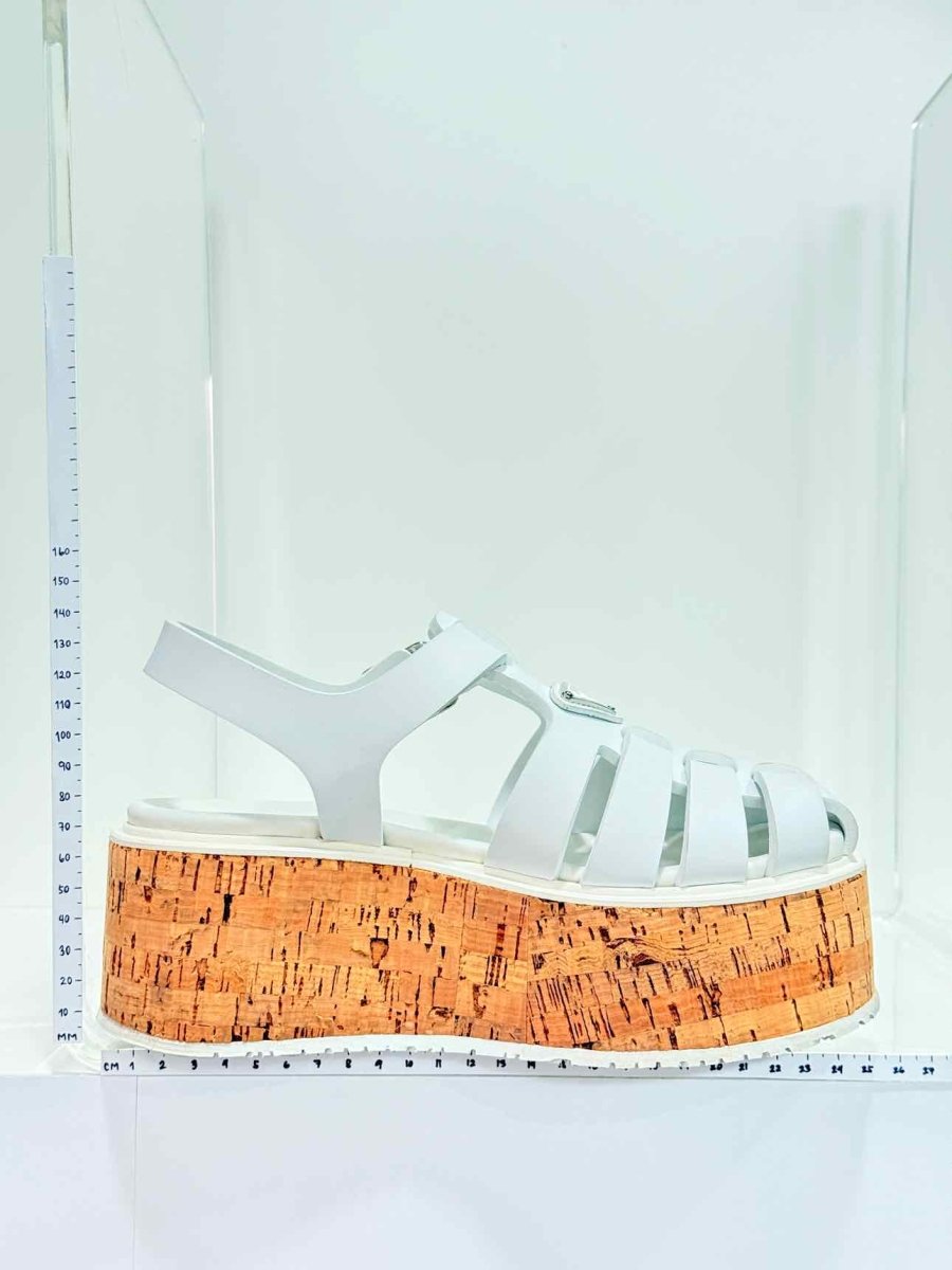 Pre - loved PRADA White Size EU 36 Sandals at Reems Closet