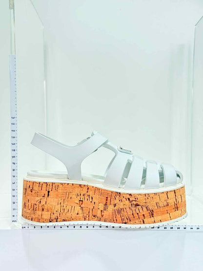 Pre - loved PRADA White Size EU 36 Sandals at Reems Closet