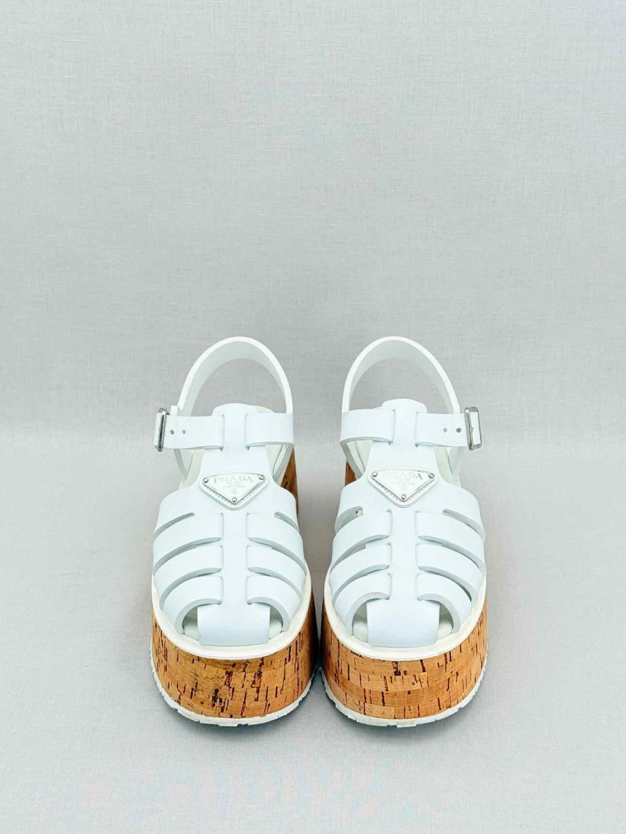 Pre - loved PRADA White Size EU 36 Sandals at Reems Closet
