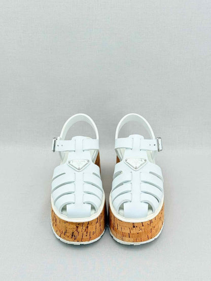 Pre - loved PRADA White Size EU 36 Sandals at Reems Closet