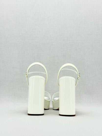 Pre - loved PRADA White Size EU 39 Platform Sandals at Reems Closet