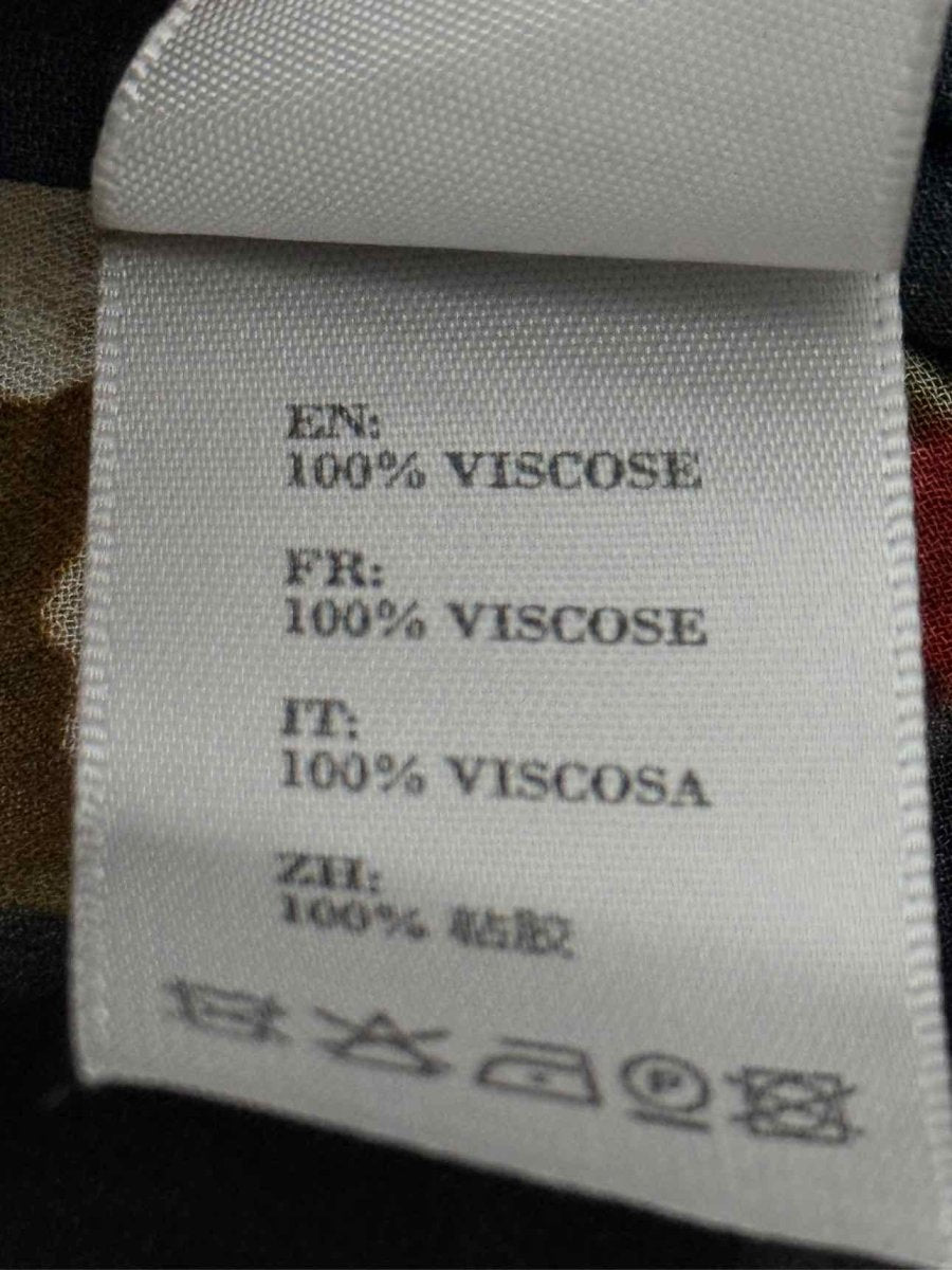 Pre - loved PREEN LINE Black Multicolor Floral Size Medium Blouse at Reems Closet