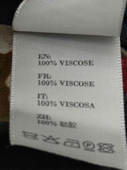 Pre - loved PREEN LINE Black Multicolor Floral Size Medium Blouse at Reems Closet