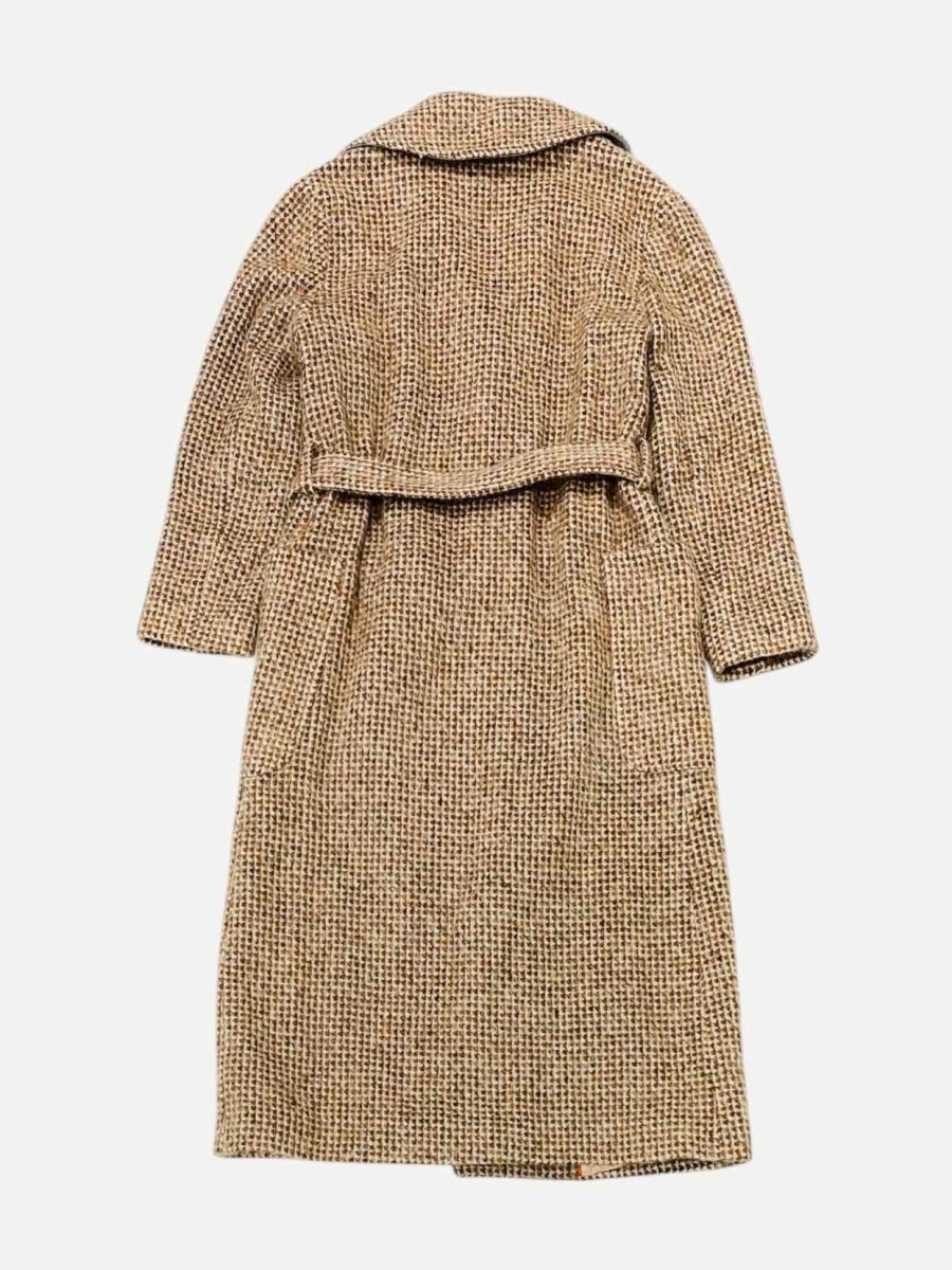 Pre - loved PRIVE Tweed Beige Coat US4 at Reems Closet