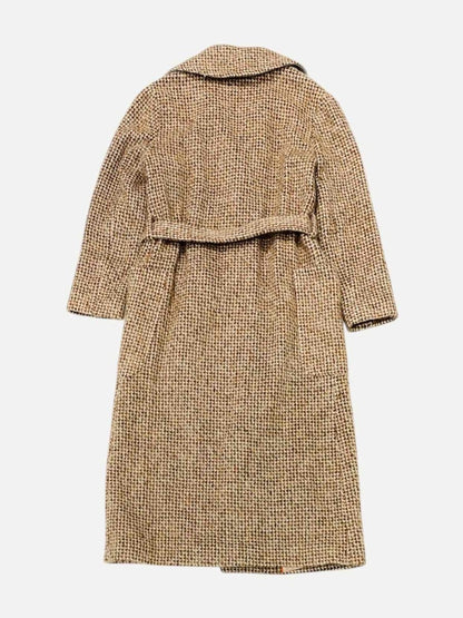 Pre - loved PRIVE Tweed Beige Coat US4 at Reems Closet