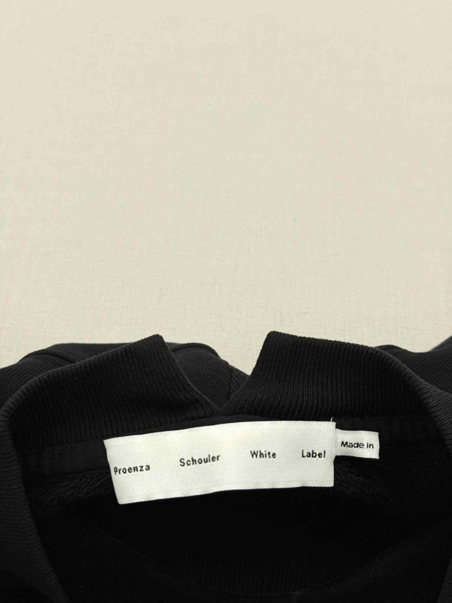 Pre - loved PROENZA SCHOULER Black Printed Size Small Jumper at Reems Closet