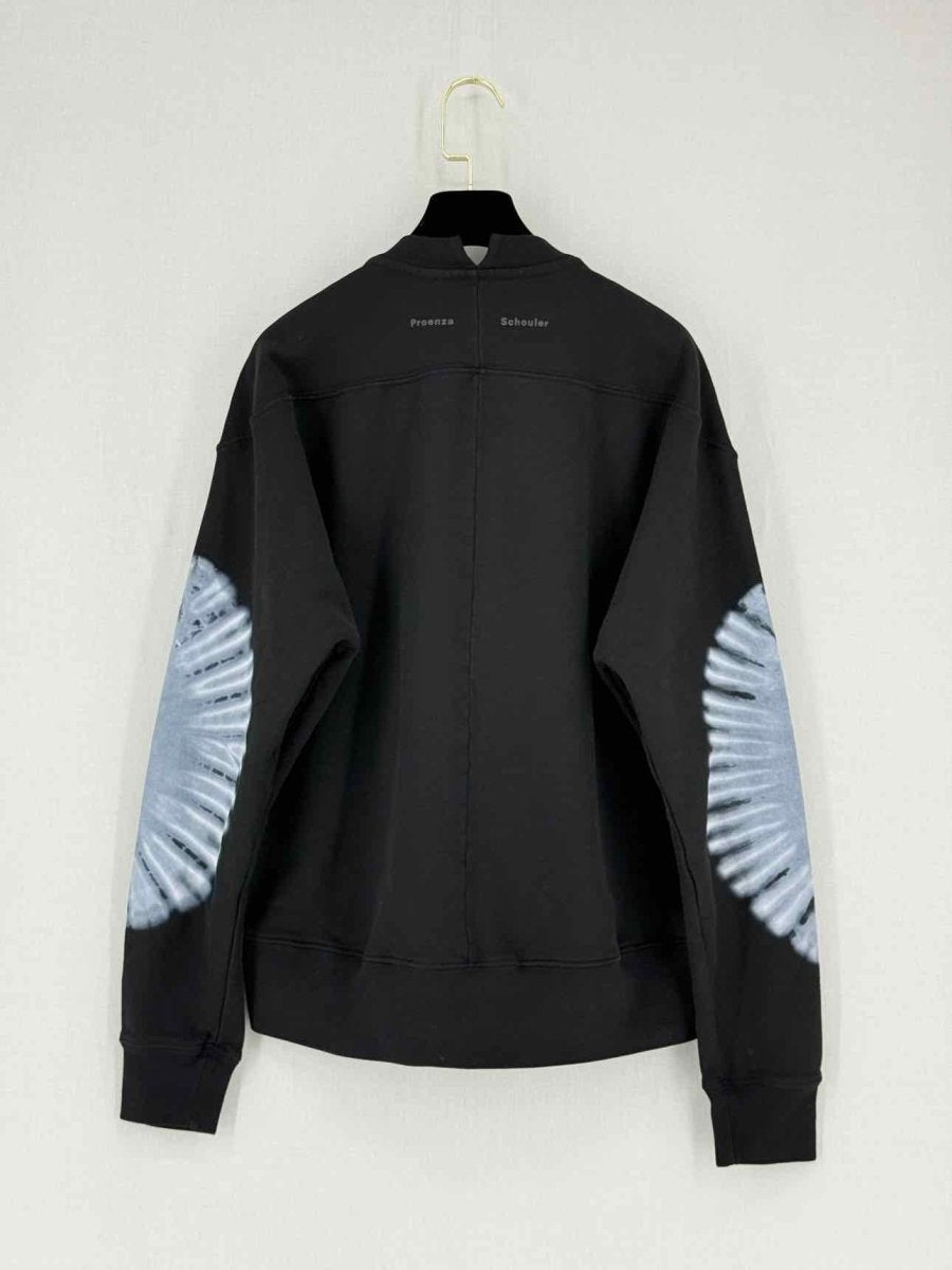 Pre - loved PROENZA SCHOULER Black Printed Size Small Jumper at Reems Closet