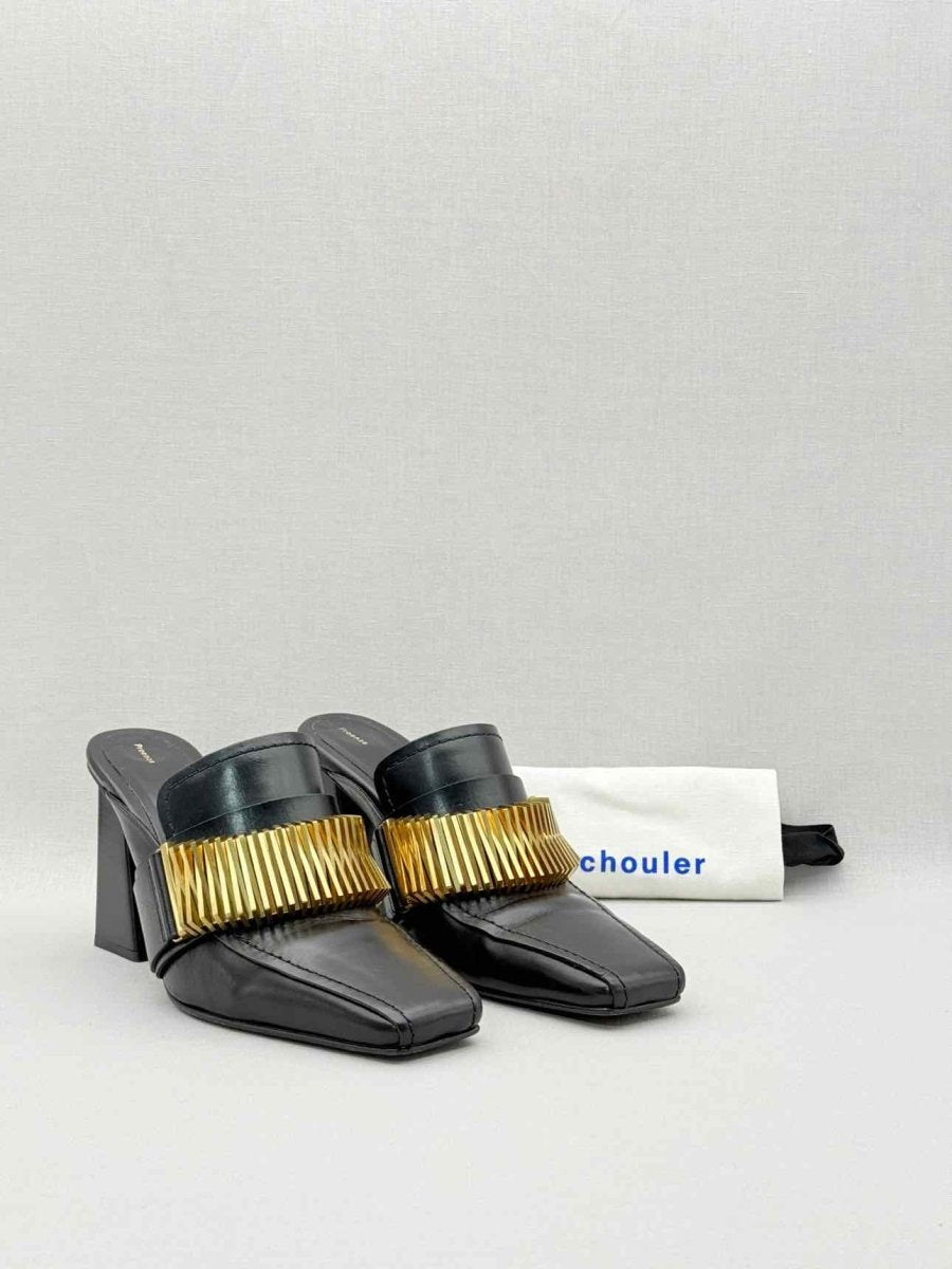 Pre - loved PROENZA SCHOULER Black Size EU 41 Mules at Reems Closet