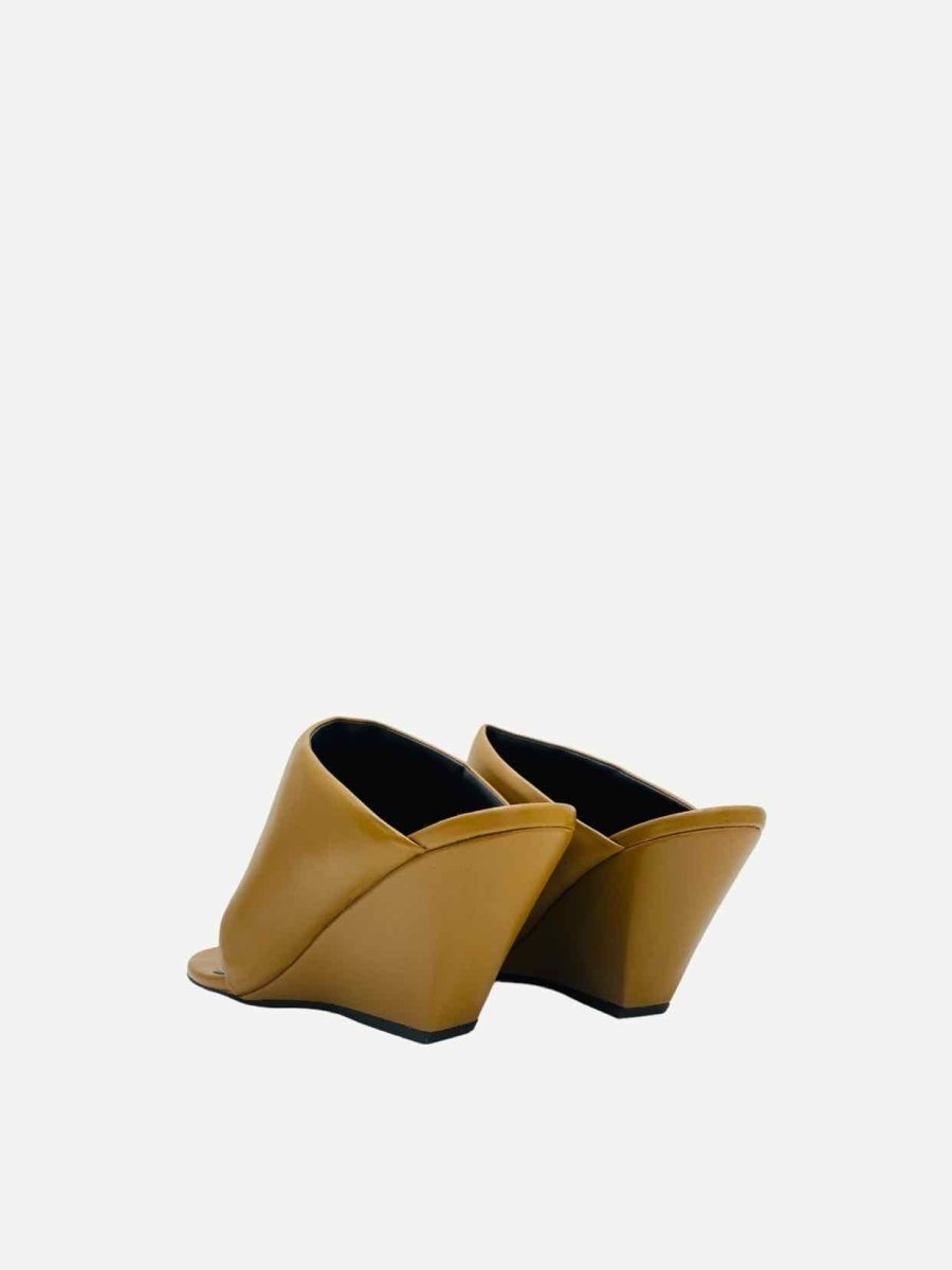 Pre - loved PROENZA SCHOULER Mule Brown Wedges at Reems Closet