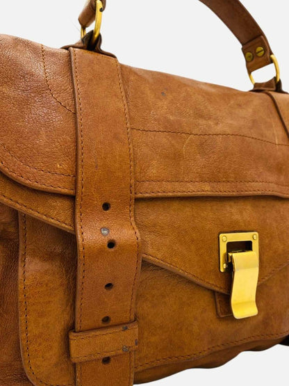 Pre - loved PROENZA SCHOULER PS1 Brown Satchel at Reems Closet