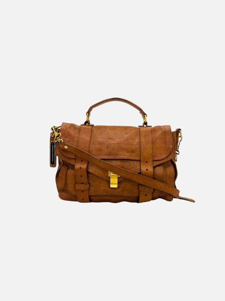 Pre - loved PROENZA SCHOULER PS1 Brown Satchel at Reems Closet