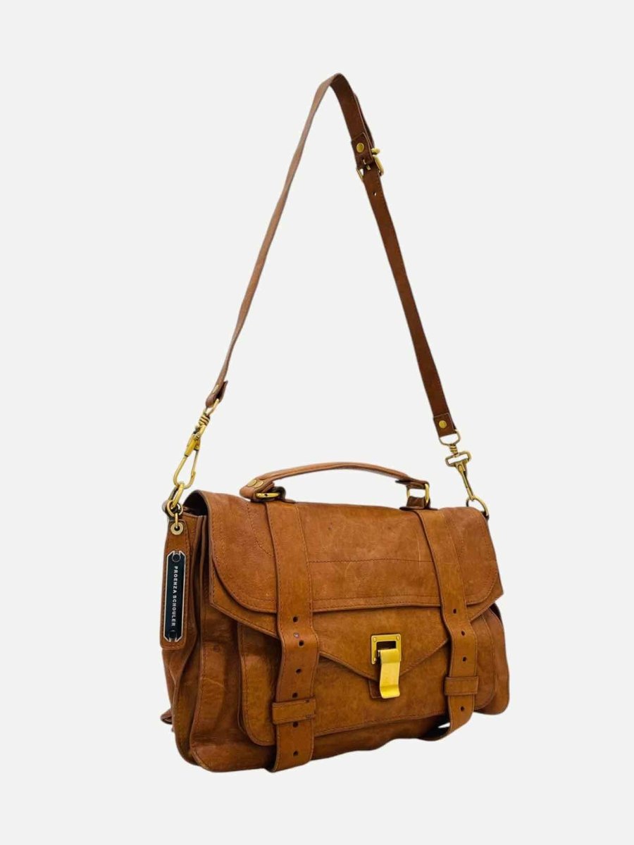 Pre - loved PROENZA SCHOULER PS1 Brown Satchel at Reems Closet