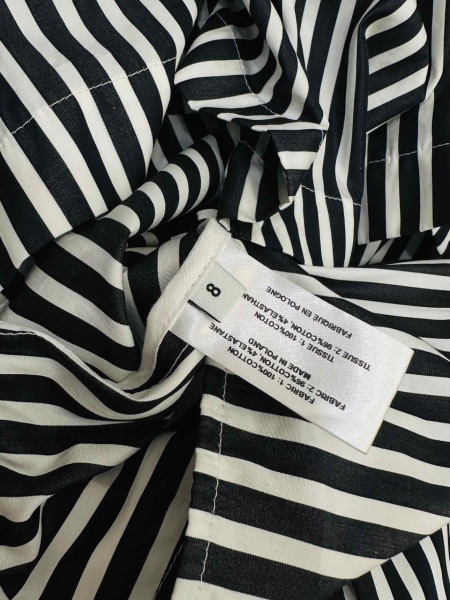 Pre-loved PROENZA SCHOULER White & Black Striped Shirt Dress from Reems Closet