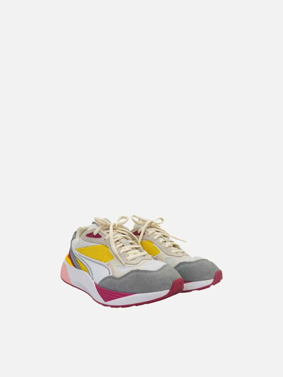 Pre - loved PUMA RS Metric Grey Multicolor Sneakers at Reems Closet