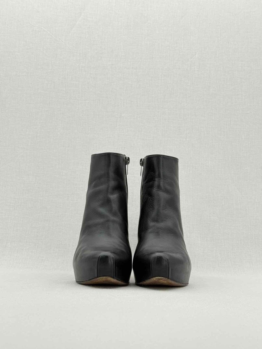 Pre - loved PURA LOPEZ Black Size EU 38 Ankle Boots at Reems Closet