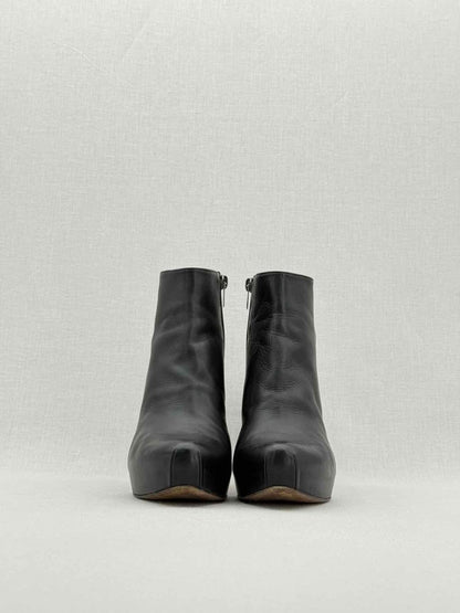 Pre - loved PURA LOPEZ Black Size EU 38 Ankle Boots at Reems Closet