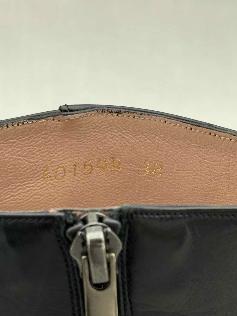 Pre - loved PURA LOPEZ Black Size EU 38 Ankle Boots at Reems Closet