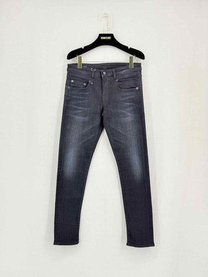 Pre - loved R13 Boy Skinny Black Washed Size 24 Jeans at Reems Closet