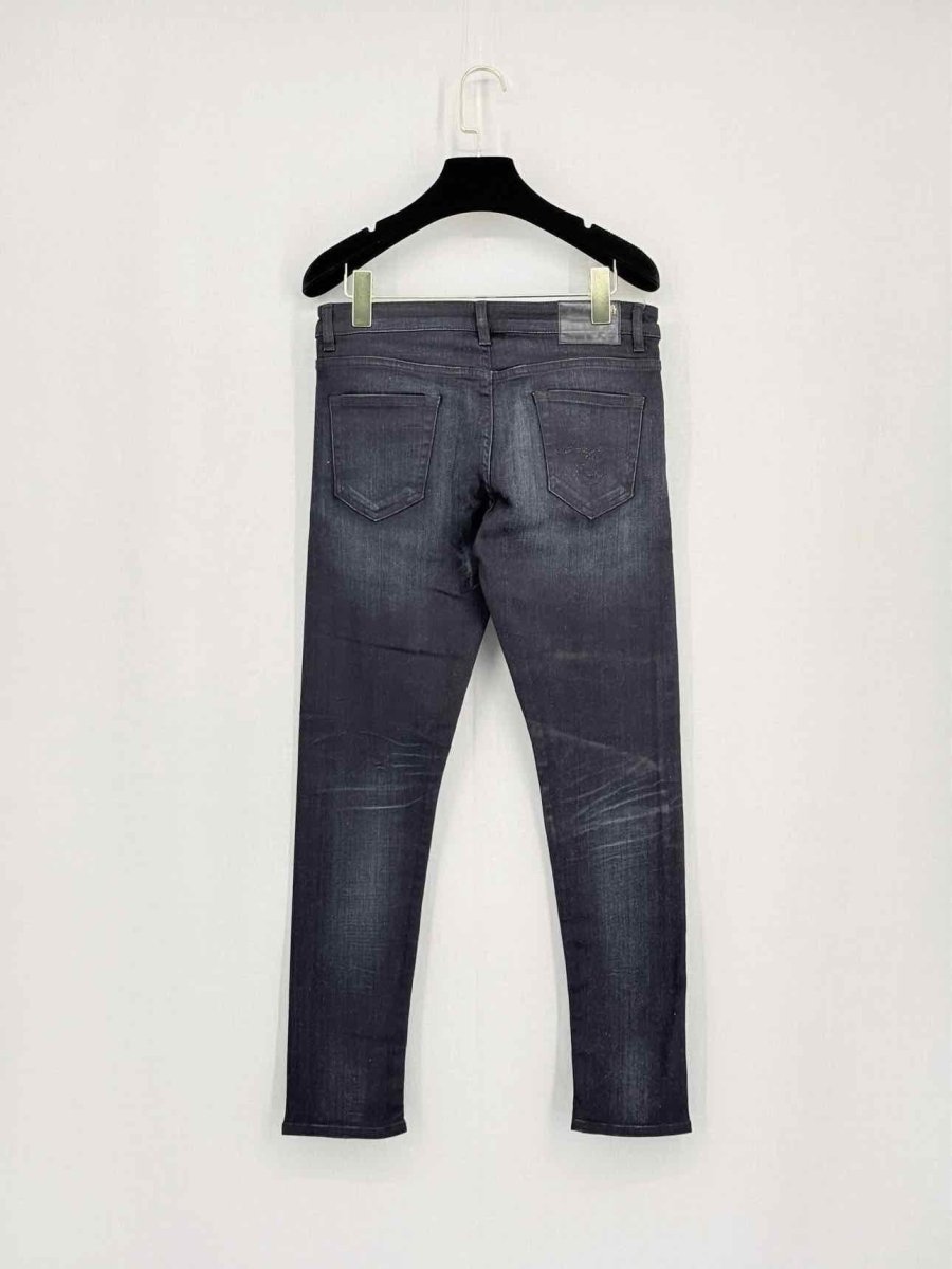 Pre - loved R13 Boy Skinny Black Washed Size 24 Jeans at Reems Closet