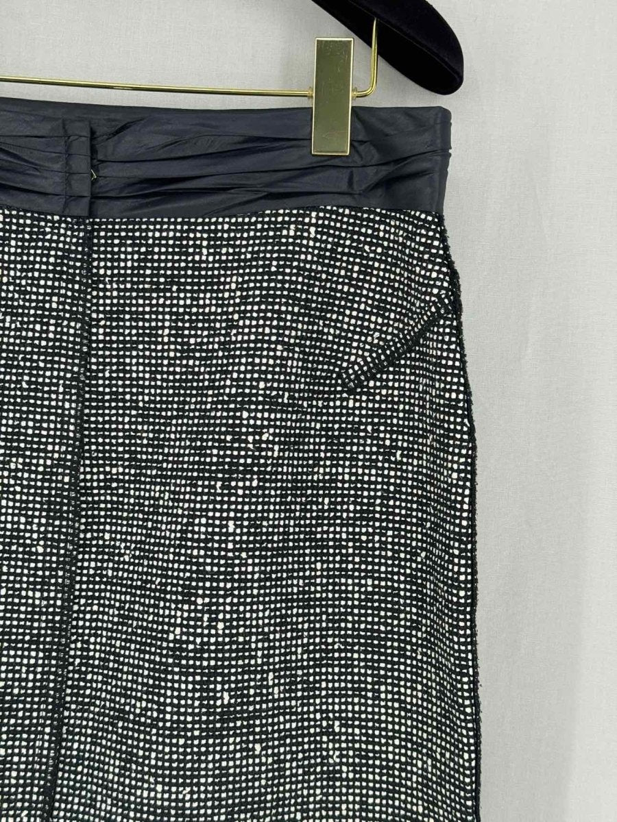 Pre - loved RACHEL ROY Tweed Black & White Size Medium Pencil Skirt at Reems Closet
