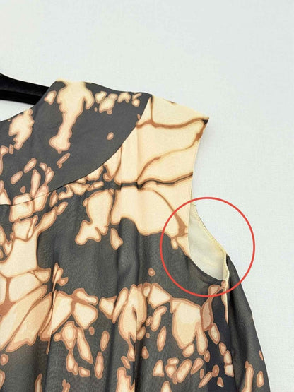 Pre - loved RACHEL & ROY Tweed Printed Size US 4 Midi Dress at Reems Closet