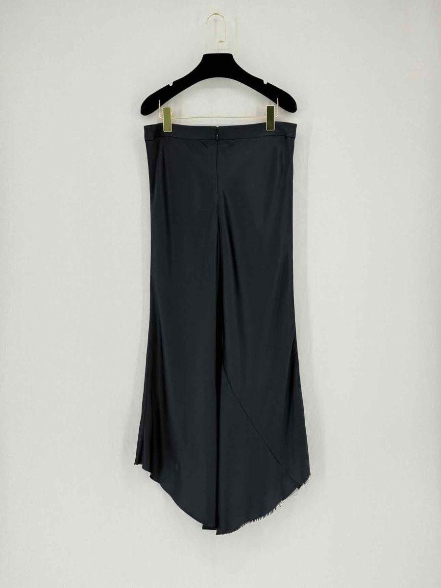 Pre - loved RAEY Asymmetric Black Size US 10 Midi Skirt at Reems Closet