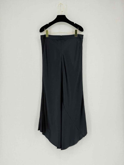 Pre - loved RAEY Asymmetric Black Size US 10 Midi Skirt at Reems Closet