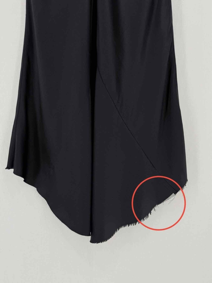 Pre - loved RAEY Asymmetric Black Size US 10 Midi Skirt at Reems Closet