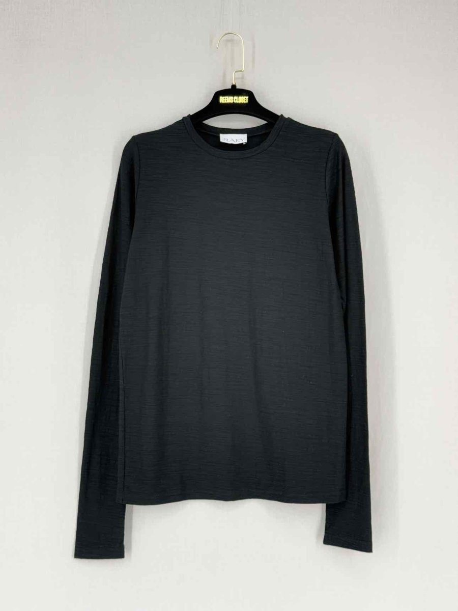 Pre - loved RAEY Black Size US 10 T-shirt at Reems Closet