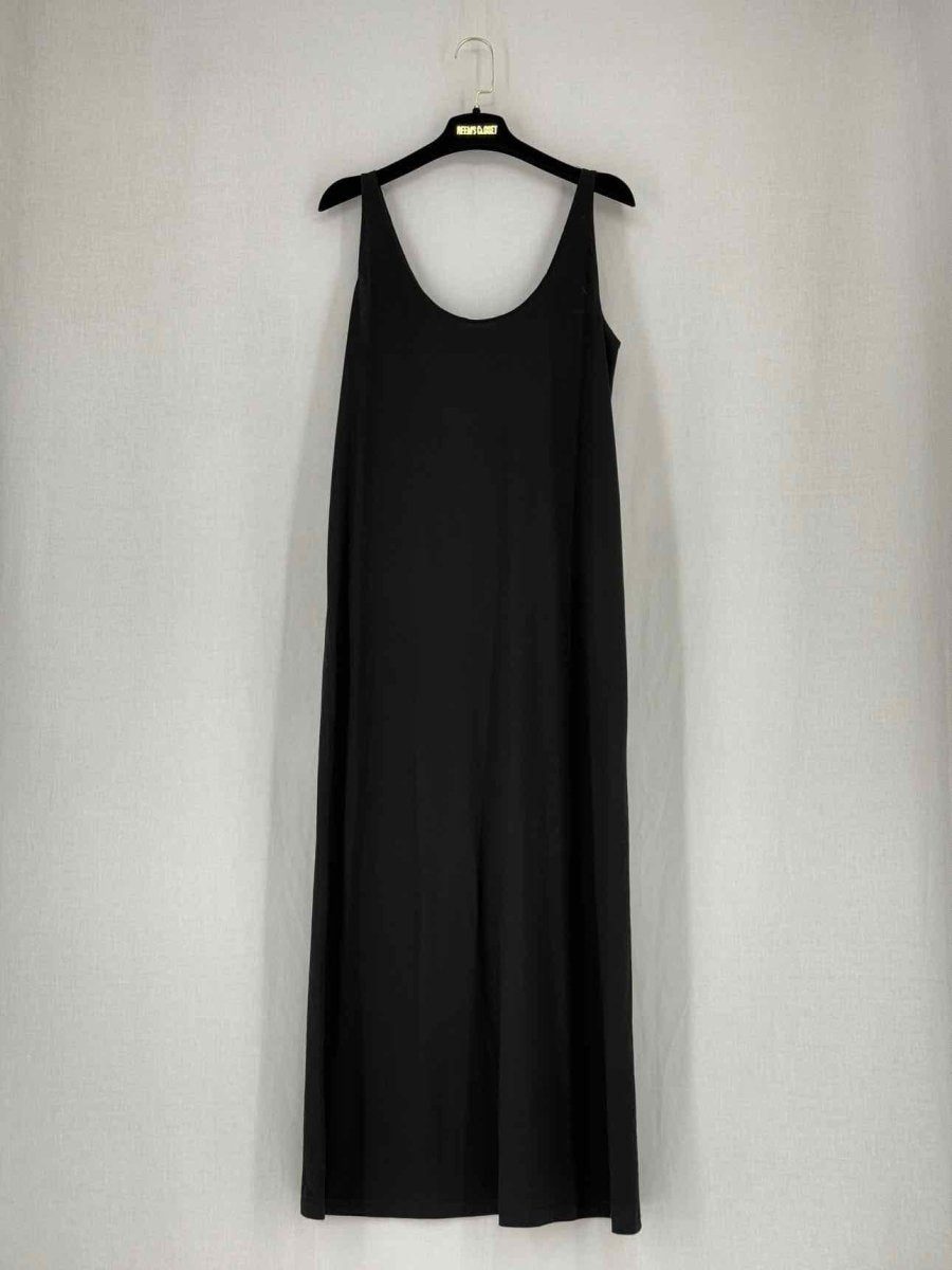 Pre - loved RAEY Black Size US 8 Midi Dress at Reems Closet
