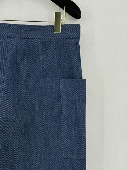 Pre - loved RAEY Blue Size US 8 Pants at Reems Closet