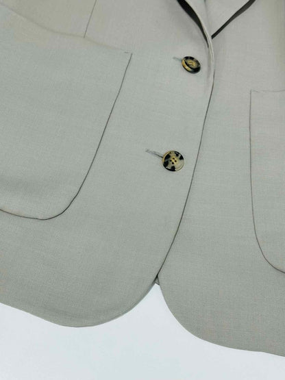 Pre - loved RAEY Grey Size US 2 Jacket & Pants Outfit at Reems Closet