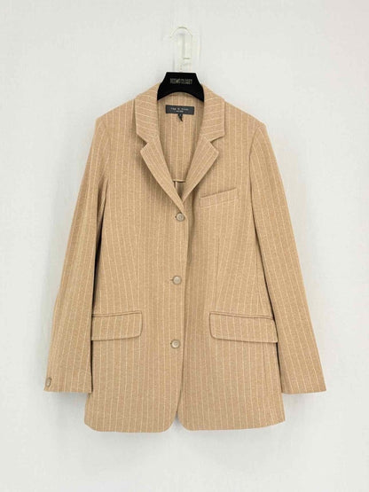 Pre - loved RAG & BONE Beige Striped Size US 4 Outfit Set at Reems Closet