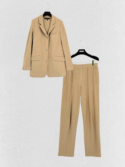 Pre - loved RAG & BONE Beige Striped Size US 4 Outfit Set at Reems Closet